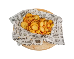 Portie aardappelschijven